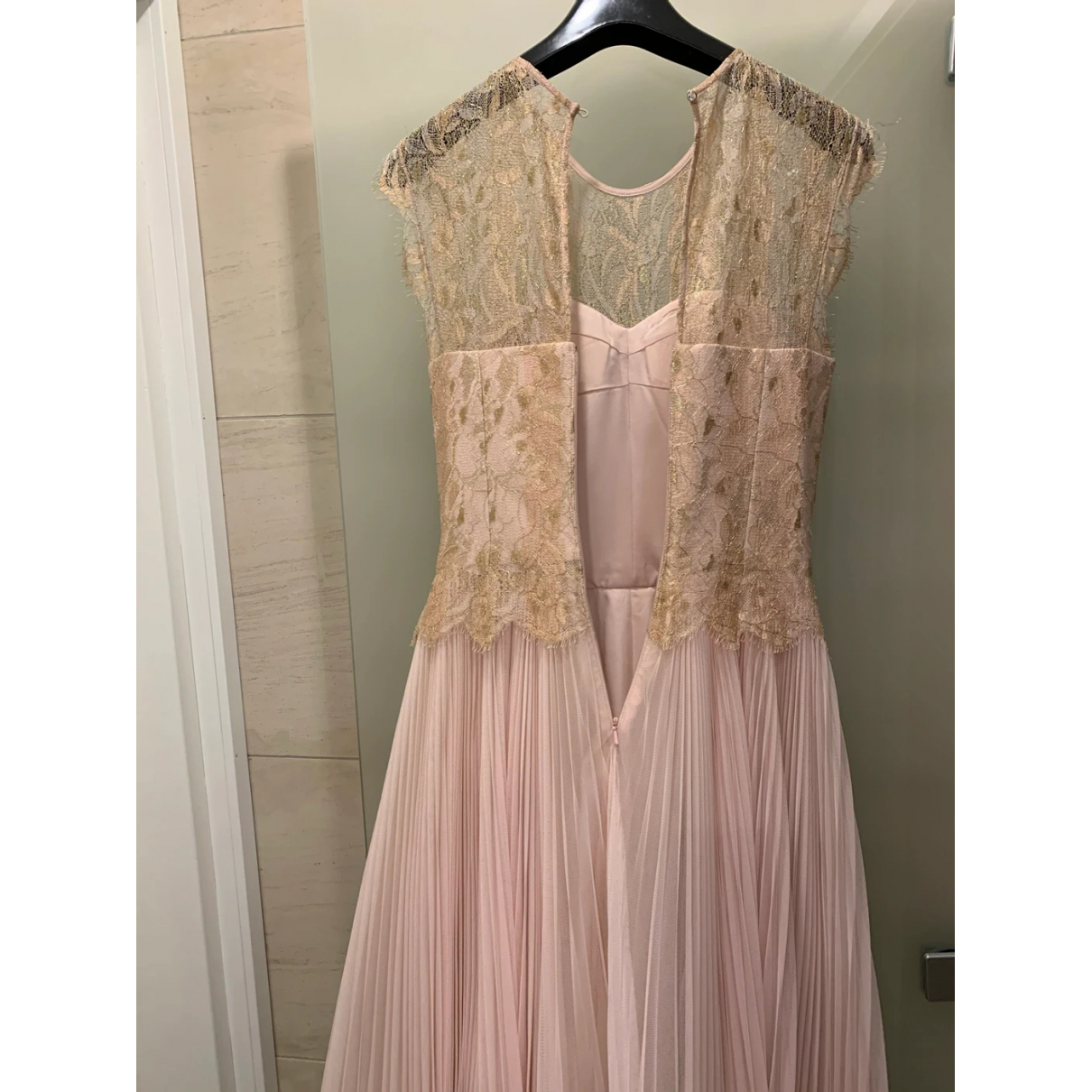Lace mini dress Ted Baker Pink size 1 0 